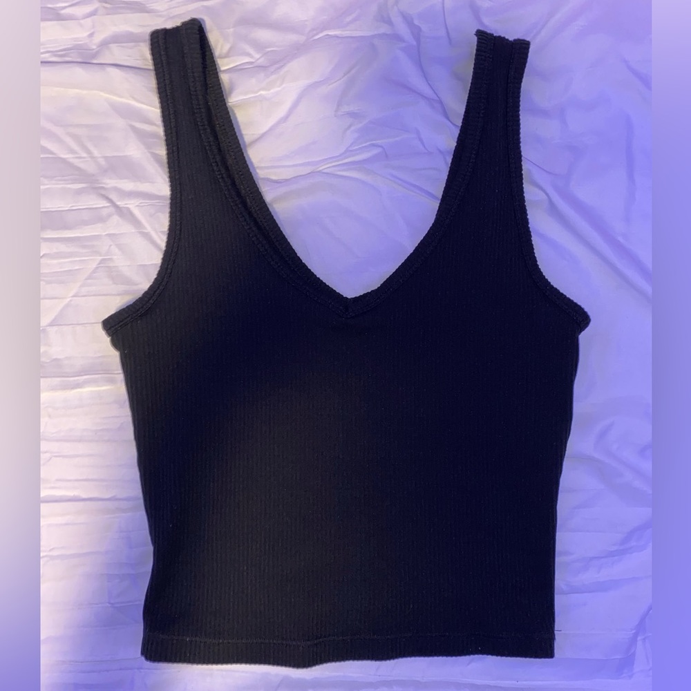Hollister tank top, size: xs, color: black